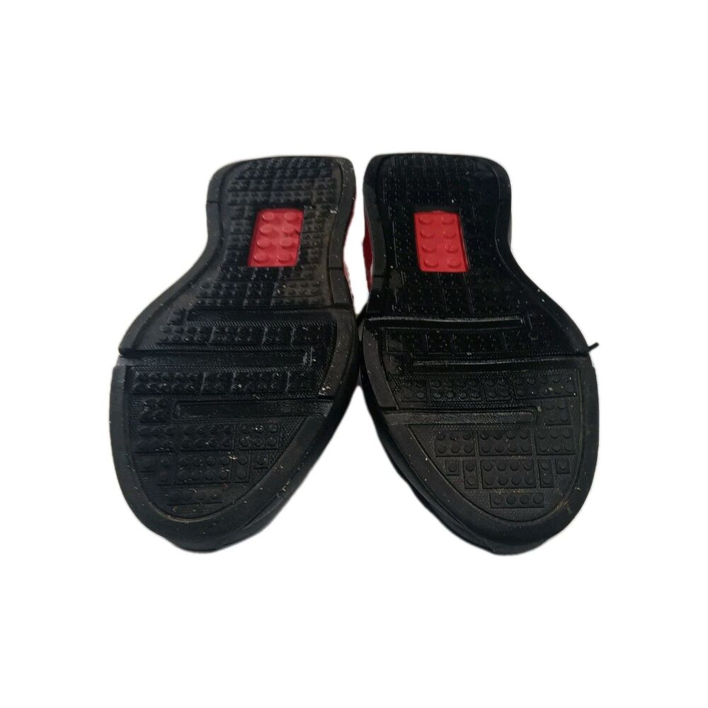adidas Tech Runner x LEGO Shoes Boys Size 6 Sneakers Low Black Red - HP5882 - Picture 11 of 11